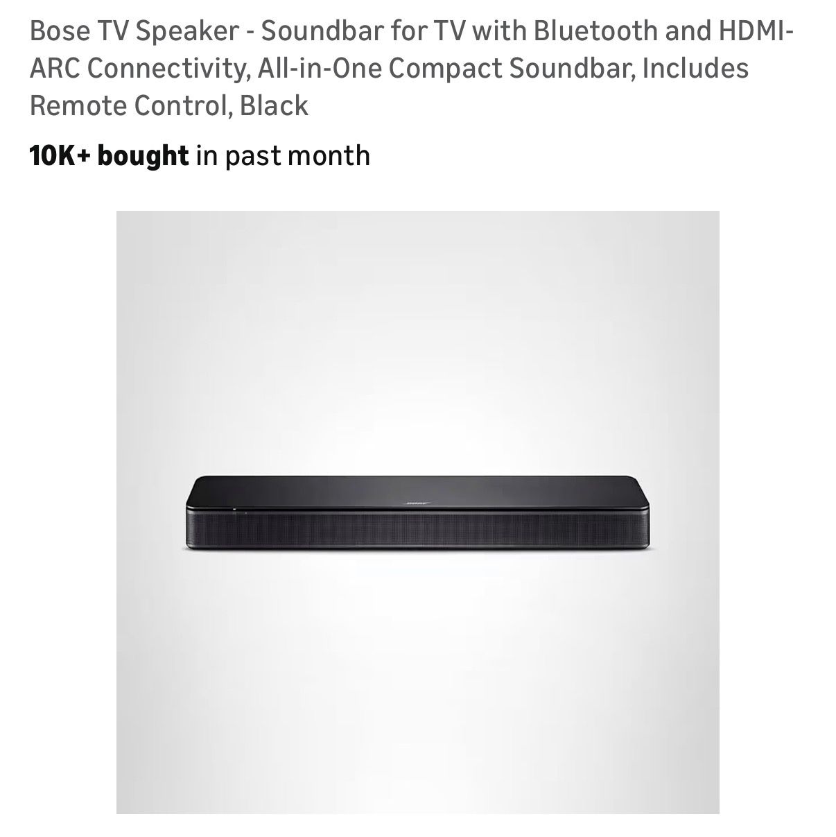 Bose Soundbar