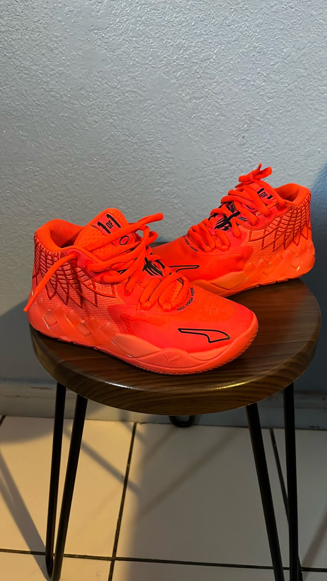 Puma M.E.L.O. MB1 JR Red Blast-fiery Size 4