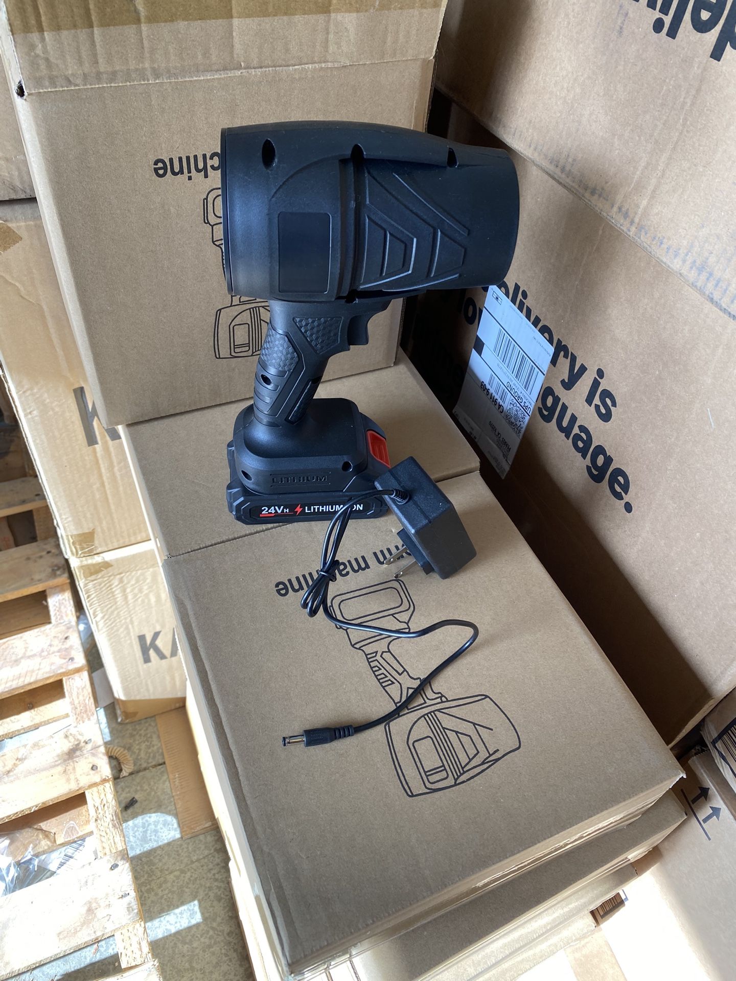 Leaf Blower Cordless with Battery, 20000RPM 150MPH, 2024 New Model & Portable, 21V Li-ion Battery, Patio Cleaning, Lawn Care, Blowing Leaves and