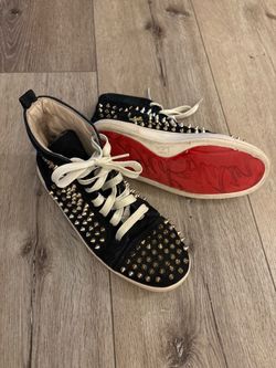 Christian Louboutin Spiked High-Top Sneakers