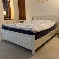 Queen Size Bed Frame With Mattress And Nite 