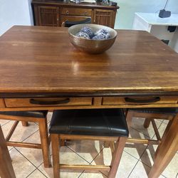 Original Ashley Table With Stools