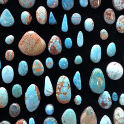Turquoise Cabs From Various Mines