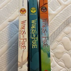 Brand New Wings Of Fire Series From Popular Author Tui T. Sutherland, Book1,2,3