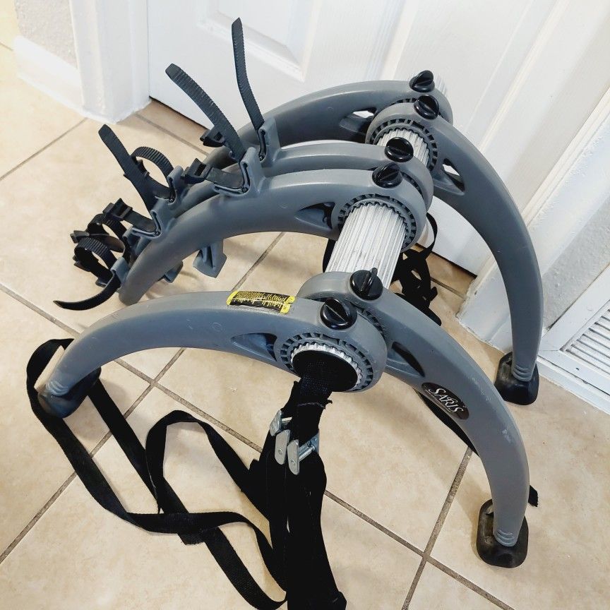 Saris Bones 3 Bike Rack Trunk Mount Bicycle Carrier For 3 Bikes