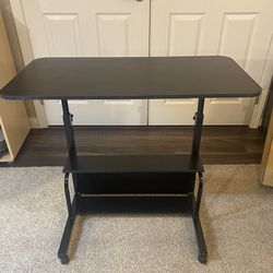 NEW! SIT OR STAND ROLLING DESK!