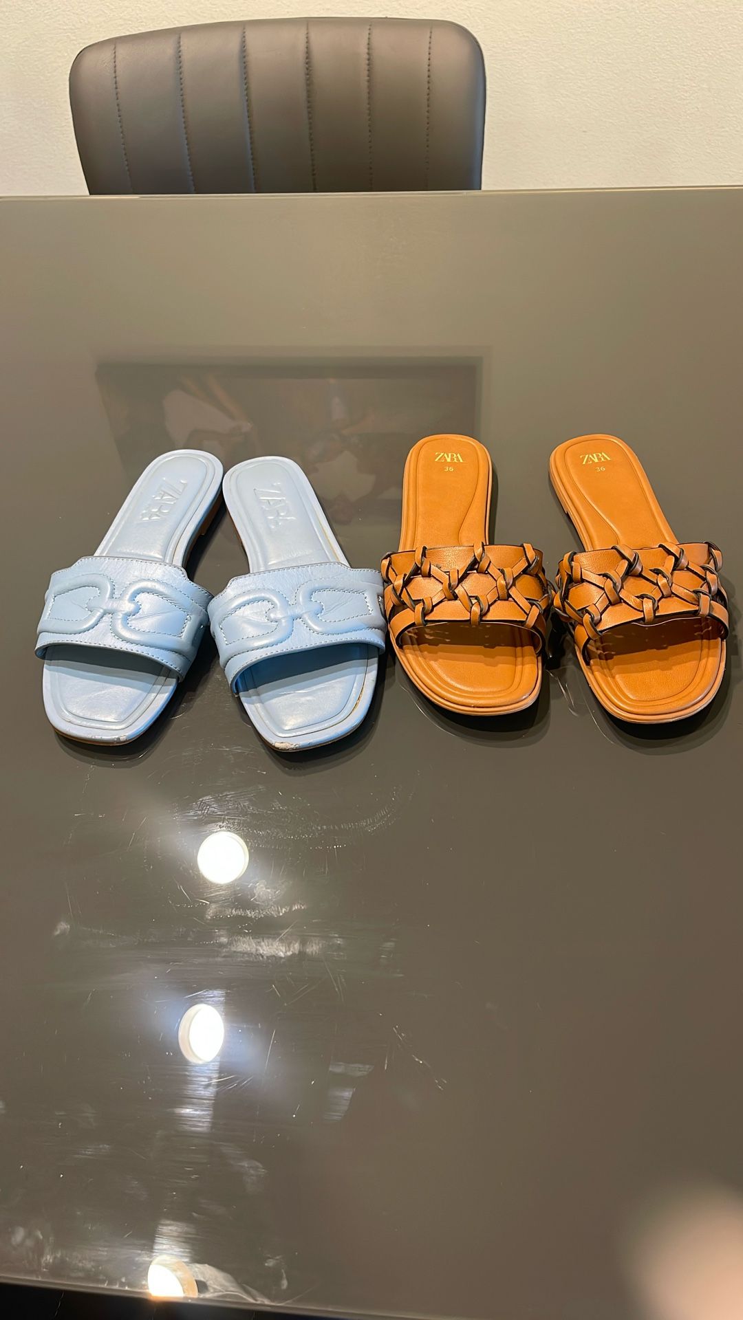 Zara Sandals Flats Size 6 and 7