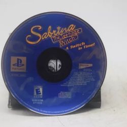 Sabrina The Teenage Witch A Twitch in Time Sony PlayStation 1 2001 Disc Only PS1