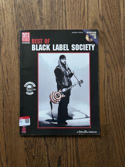 Black Label Society Guitar Tab Song Book The Best Of BLS Zakk Wylde No Disc