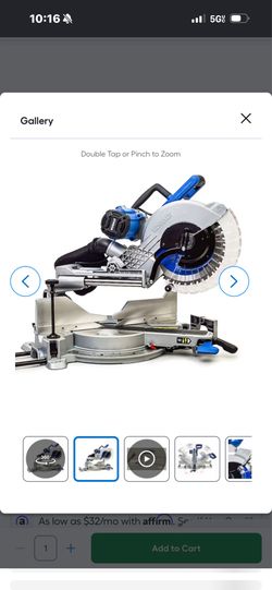 Kobalt miter saw 12”