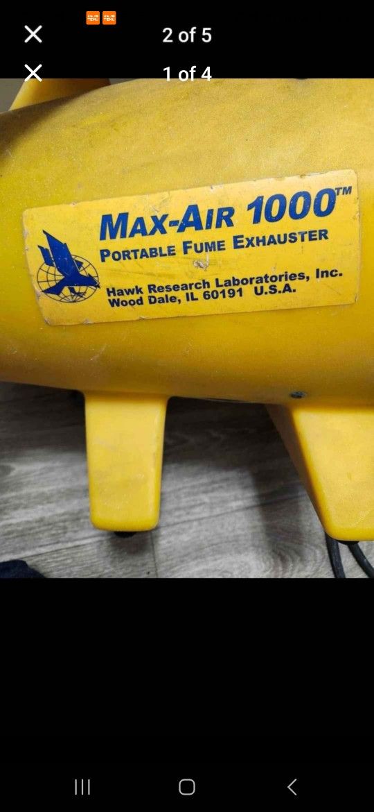 Fume exhaust fan
