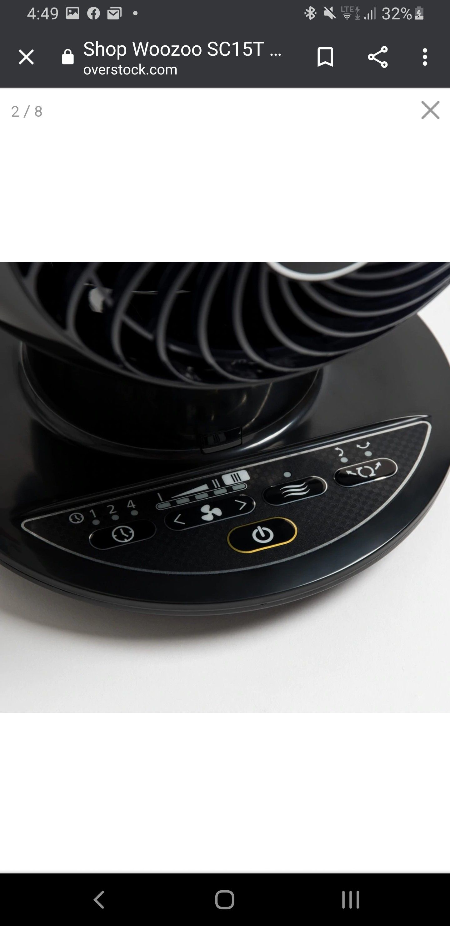 Woozoo globe oscillating fan