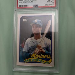 PSA 8 Ken Griffey Jr