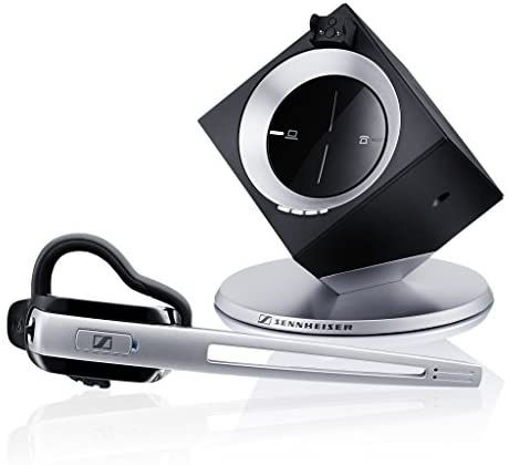 Sennheiser OfficeRunner Convertible Wireless Office Headset with Microphone - DECT 6.0 (Classic Silver)