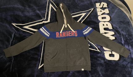 1 Used Texas Rangers zipper front hoodie. Large