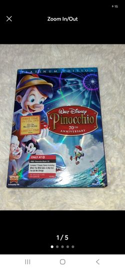 Walt Disney Pinocchio 70th Anniversary Platinum Edition DVD