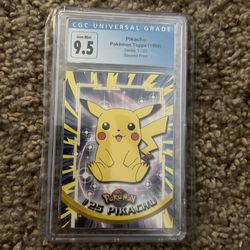 Pikachu Pokemon topps 1999