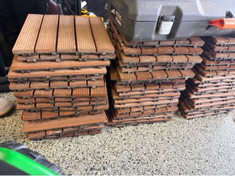 Outdoor patio tiles 12” x 12”