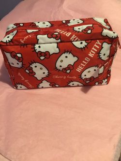 Hello kitty makeup bag