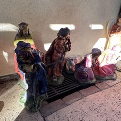 Antique Nativity Scene 
