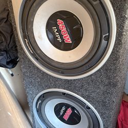 Pioneer Speakers With Kenwood AMP