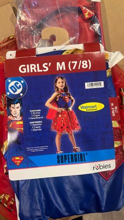 Rubies DC Supergirl Girls Costume Size M (7/8)