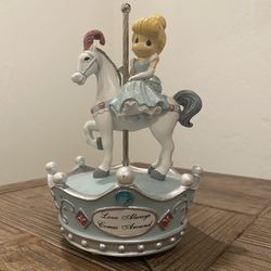 Precious Moments - Cinderella On Horse Music Box