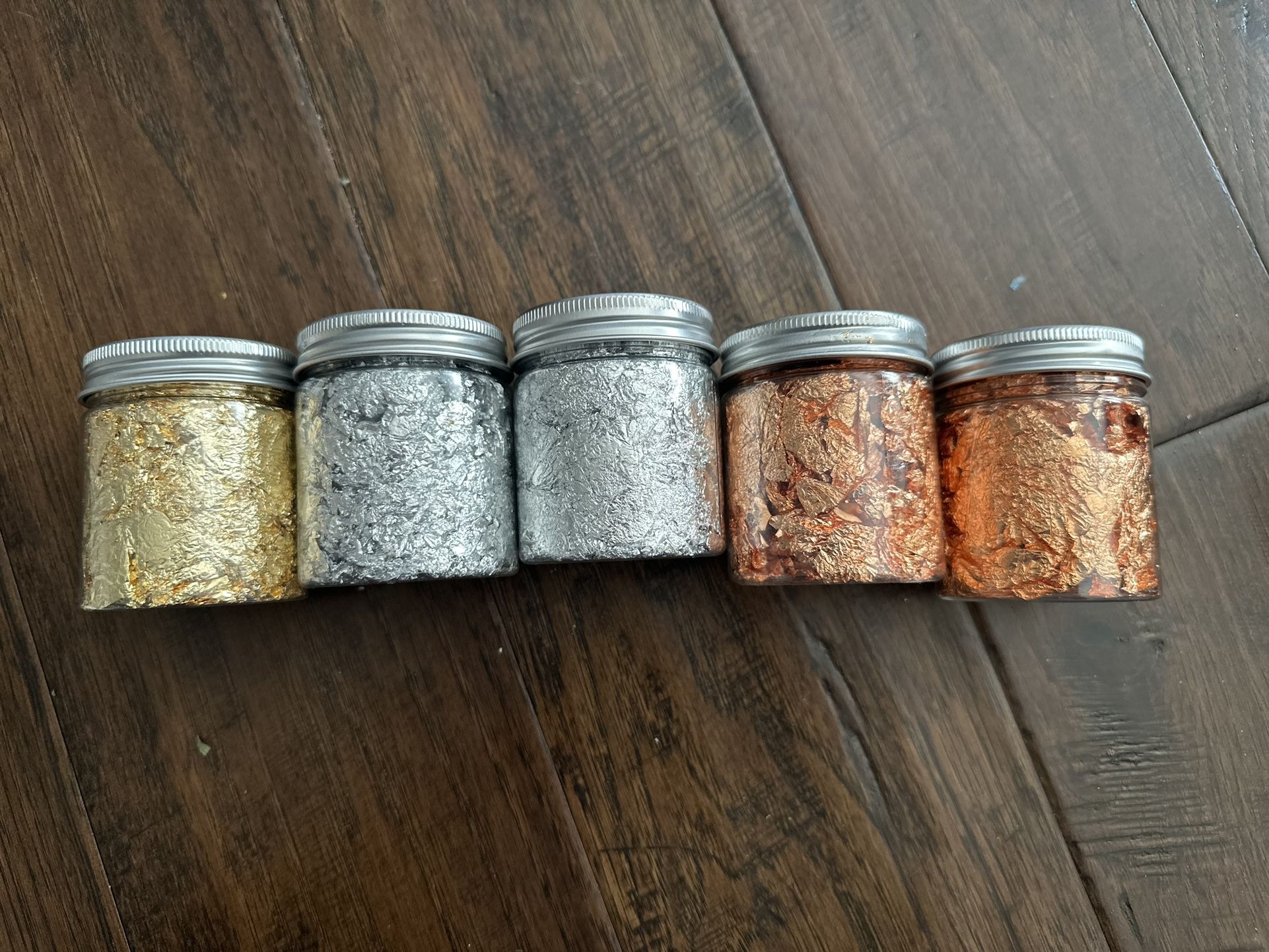 Resin Metallic Foil Flakes - 2 Set