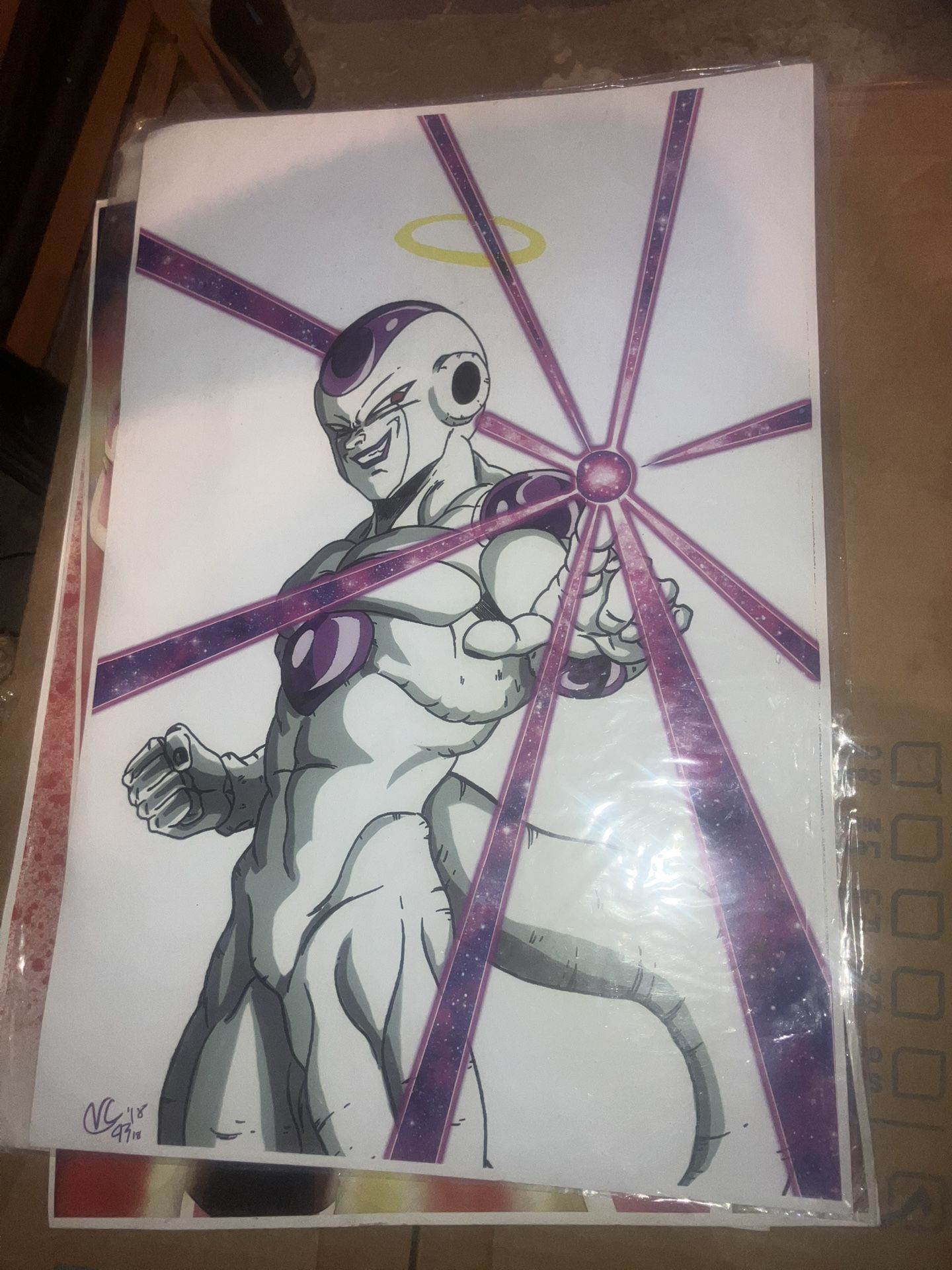 Dragon Ball Z Signed Posters