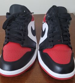 Air Jordan 1 Low 'Bred Toe' - Air Jordan - 553558 612 - gym red/black/white