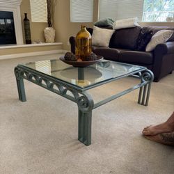 Glass Top Coffee Table