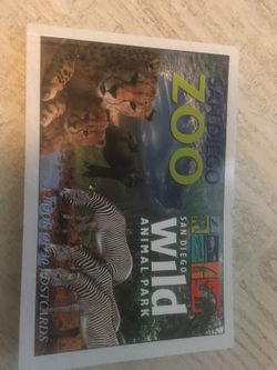 San Diego zoo 30 post card book