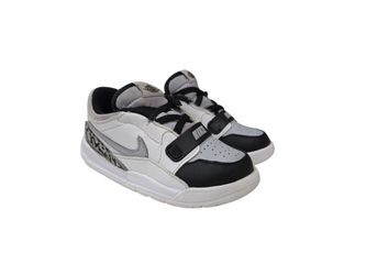 Jordan Legacy 312 Low White/Black/Wolf Grey Size 9c Cement