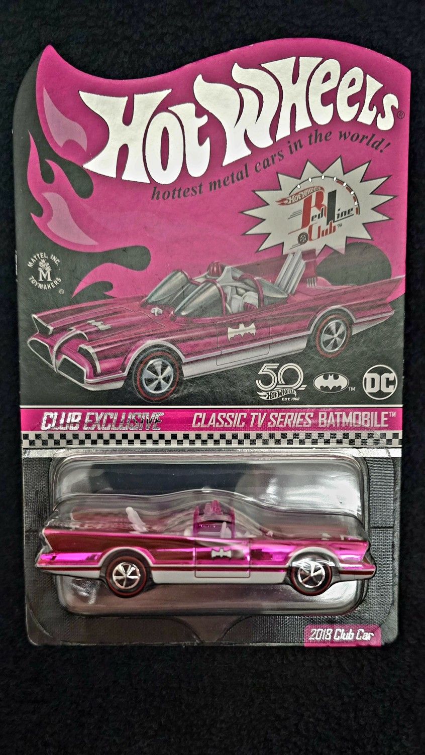 Hot Wheels Rlc Pink Batmobile