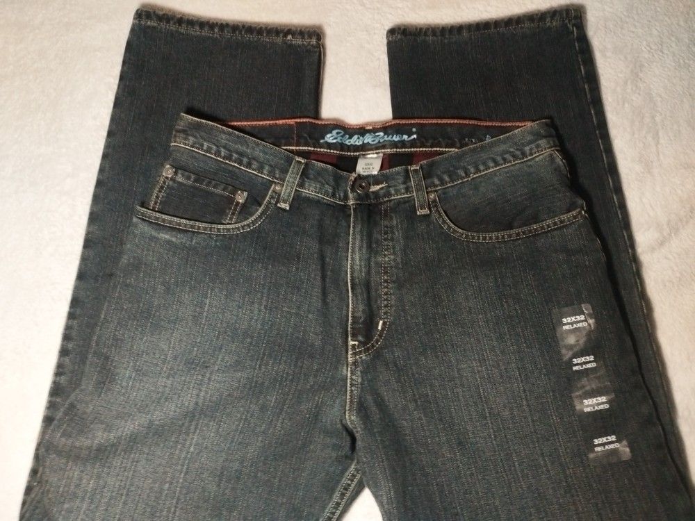 Eddie Bauer - Flannel Lined Jeans 32x32