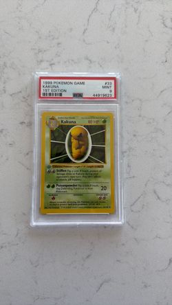 1999 Pokémon Kakuna 1st Edition PSA 9 Mint