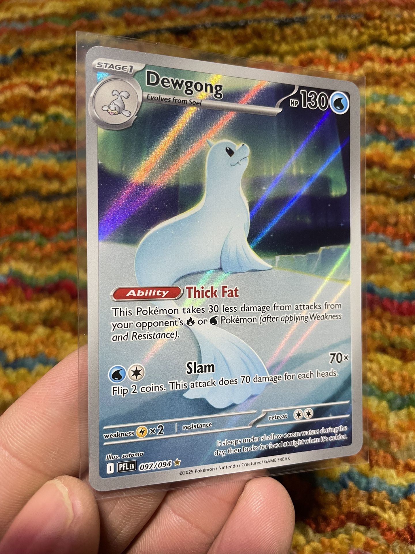 Phantasmal Flames Dewgong Illustration Rare