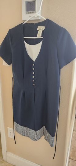 Size 7/8 Navy blue  professional/party women dress