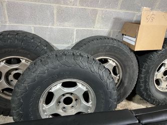 2000 Chevy 6 lug wheels and tires