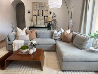 West elm sectional couch