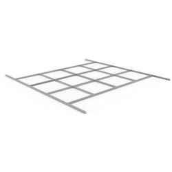 Shed Floor Frame Kit for Outdoor 12 ft. W x 10 ft. D Metal Storage Shed