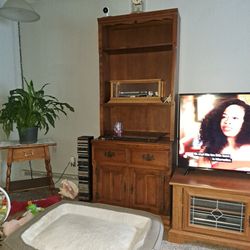 Old wood wall units