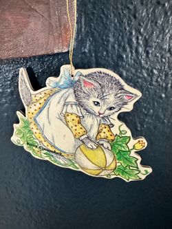 Funny Cat Christmas Ornaments – Kitty Cucumber Cat Set of 9