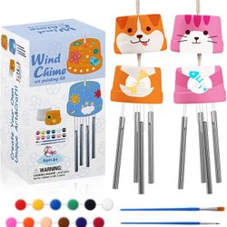 Wind Chime Kit Art and Craft DIY Wind Powered Musical Chime Painting Kit 2 Pack