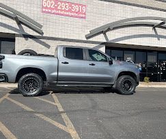 Truck  Wheels Tires Leveling & Lift Kits Accessories side steps bed covers lights intakes air bag kits for towing INSTALLATIONS (WE FINANCE)