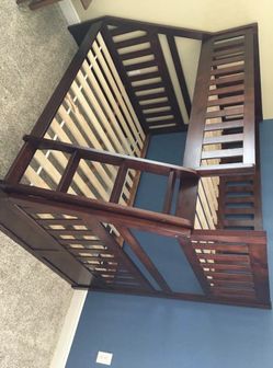 Rowe Cherry Twin/Full Bunk Bed