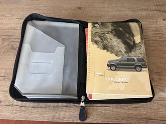 2005 Ford Explorer Owners Manual
