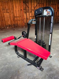 Bodymaster prone leg curl commercial gym equipment exercise fitness weight machine