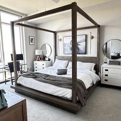 King Size Canopy Bed Frame 