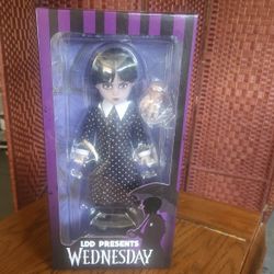 LDD Presents Wednesday Addams doll by Mezco Toyz,
